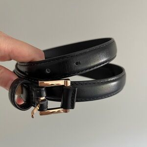 Women’s Osprey London Tamara Black Leather Belt XS